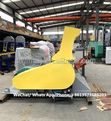 Waste Wood Pallets Crusher Nails Removing Shredder / Wood Pallets Cutting Machine For Sale