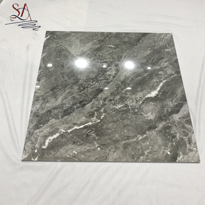 2023 Cheap Floor Tile Factory Concrete Style Grey  Porcelain Non Slip luxury marble  ceraram tile