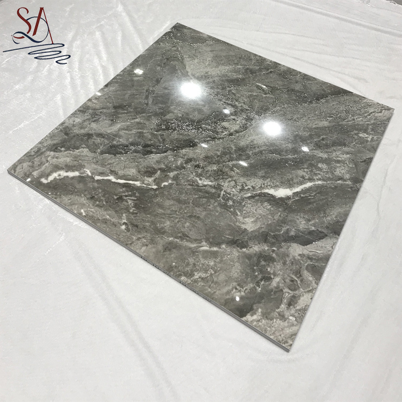 2023 Cheap Floor Tile Factory Concrete Style Grey  Porcelain Non Slip luxury marble  ceraram tile