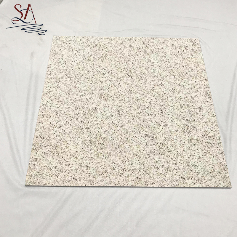 2 Cm Matt Light Yellow Granite Step Tile For Stairs Non Slip Ceramic Floor Anti Slip Nosing Porcelain Tile