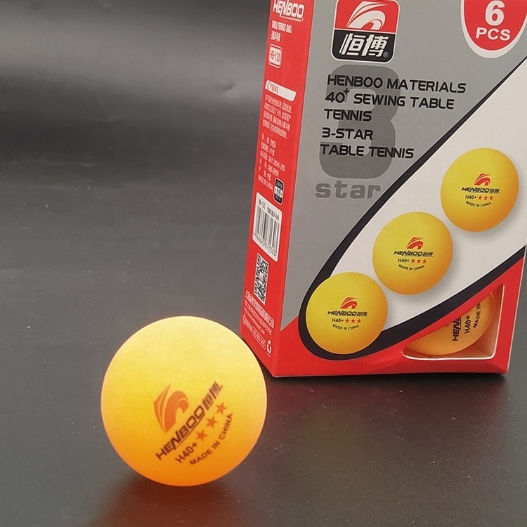 Indoor Ball Game 10pcs in Box Ping Pong Ball for Home 3 Star Table Tennis Balls New Material H40+ With Seam