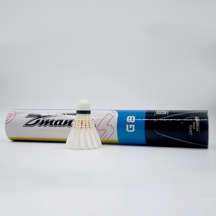 China ManufactureChina Wholesale BWF Class A badminton shuttlecock goose feathers speed shuttlecock ling mei