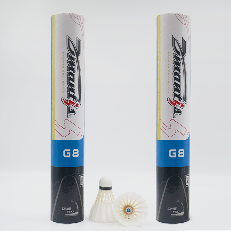 China ManufactureChina Wholesale BWF Class A badminton shuttlecock goose feathers speed shuttlecock ling mei