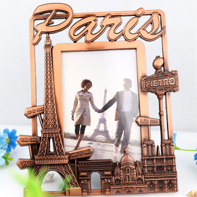 Factory Wholesale Classic Crafts Paris Eiffel Tower Souvenir Photo Frame