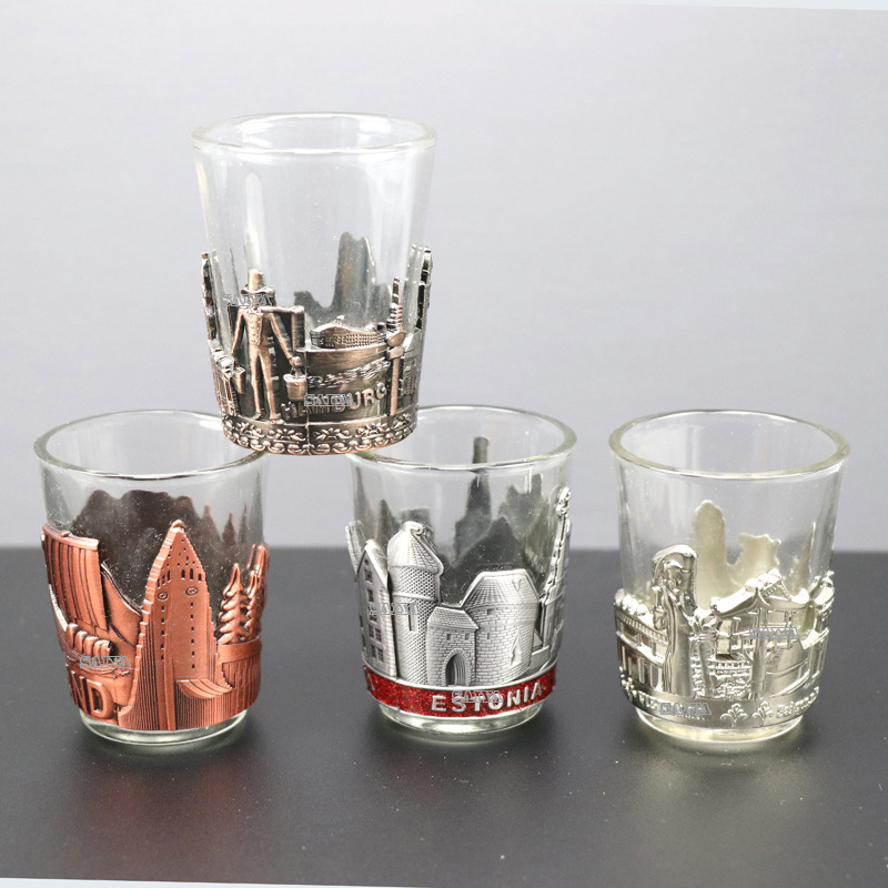 Best Selling custom shot glasses blanks set with sublimation customized logo