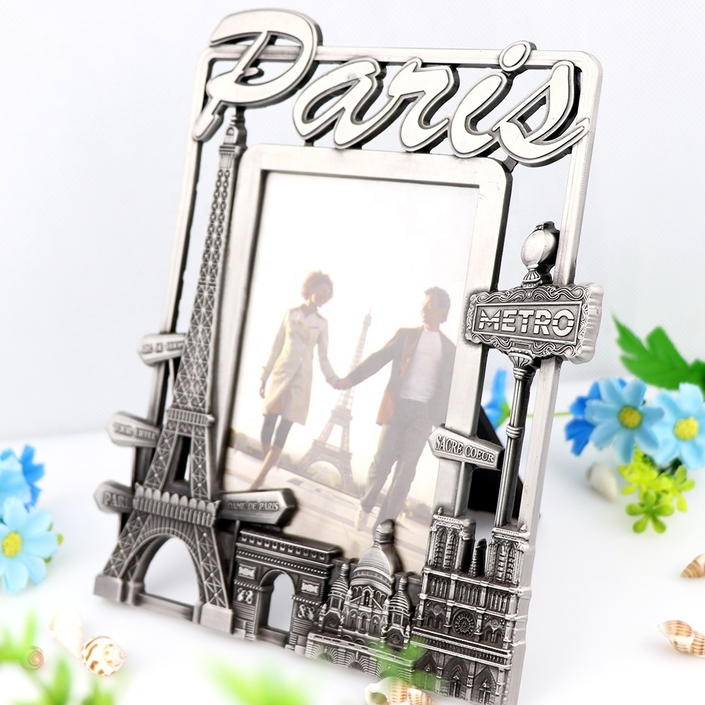 Factory Wholesale Classic Crafts Paris Eiffel Tower Souvenir Photo Frame