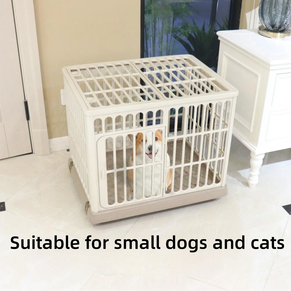 Foldable airline approved small stackable kennels for pet portable travel outdoor cat  dog carriers house pet cages