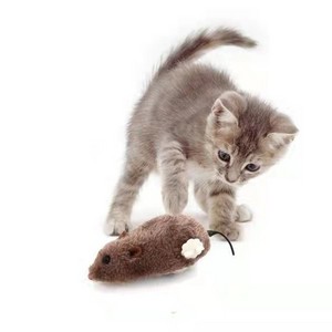 Catnip Cat Intercative Mouse Toy Chaser Mice Teaser Plush Toy For Kitten Certificate EN71