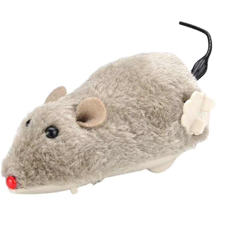 Catnip Cat Intercative Mouse Toy Chaser Mice Teaser Plush Toy For Kitten Certificate EN71