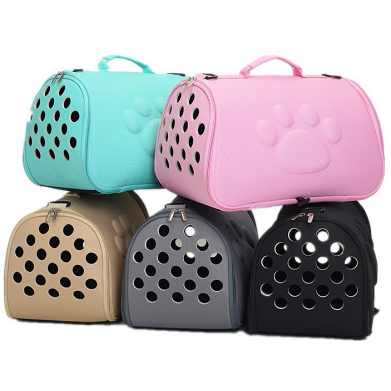 Dog Carrier Bag Portable Cats Handbag Foldable Travel Bag Puppy Carrying Shoulder Pet Bags