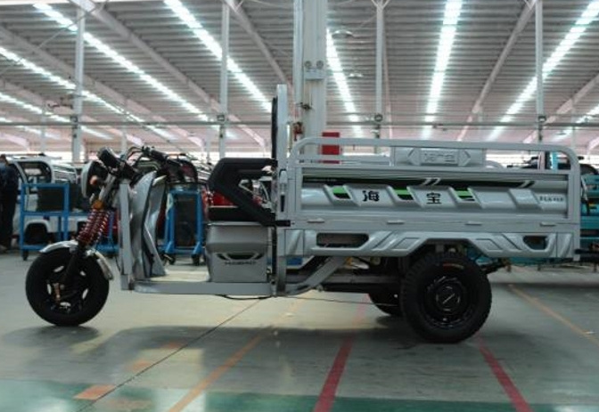 new 3 wheel electric tricycle for cargo 60V 80km 1500wd 4 doors open Tricycles vehicle pickup truck