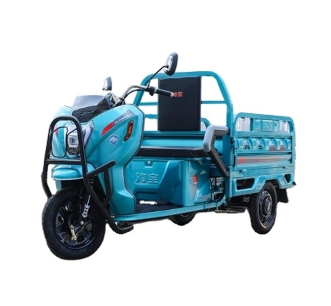 new 3 wheel electric tricycle for cargo 60V 80km 1500wd 4 doors open Tricycles vehicle pickup truck