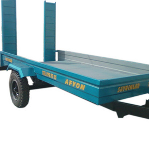 Double and Single Axle Small Car Trailer 4 and 9 Tones Forklift Carriage Trailer