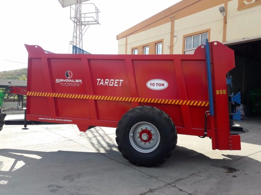 High quality Target 5 Manure Spreader and Carriage Trailer Multifunctional