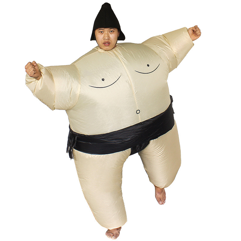 Saygo Customized Adult Size Low MOQ Waterproof Cloth Inflatable Sumo Mascot Suit For Carnival