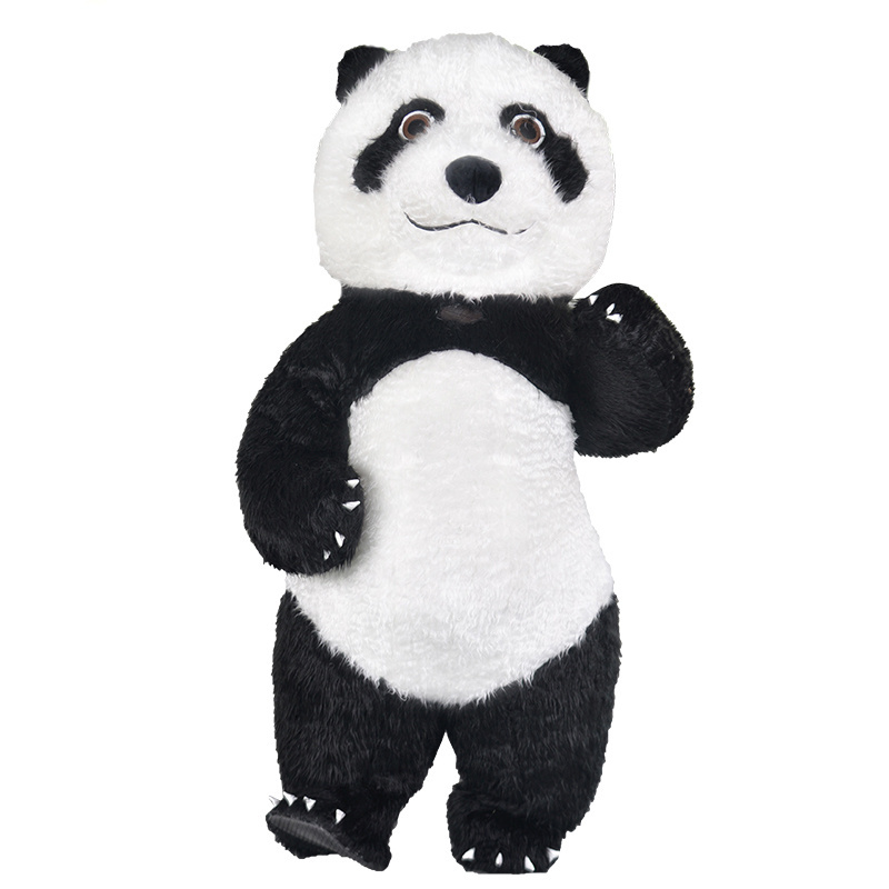 Panda inflatable mascot costume cartoon character