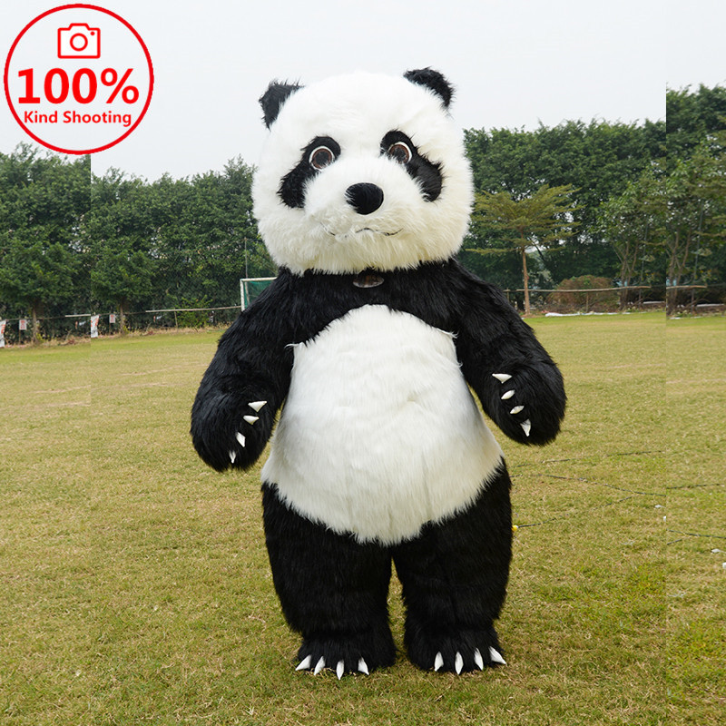 Inflatable 2.6m Panda Polar Bear Costume Mascot Halloween Adult Cosplay Dress