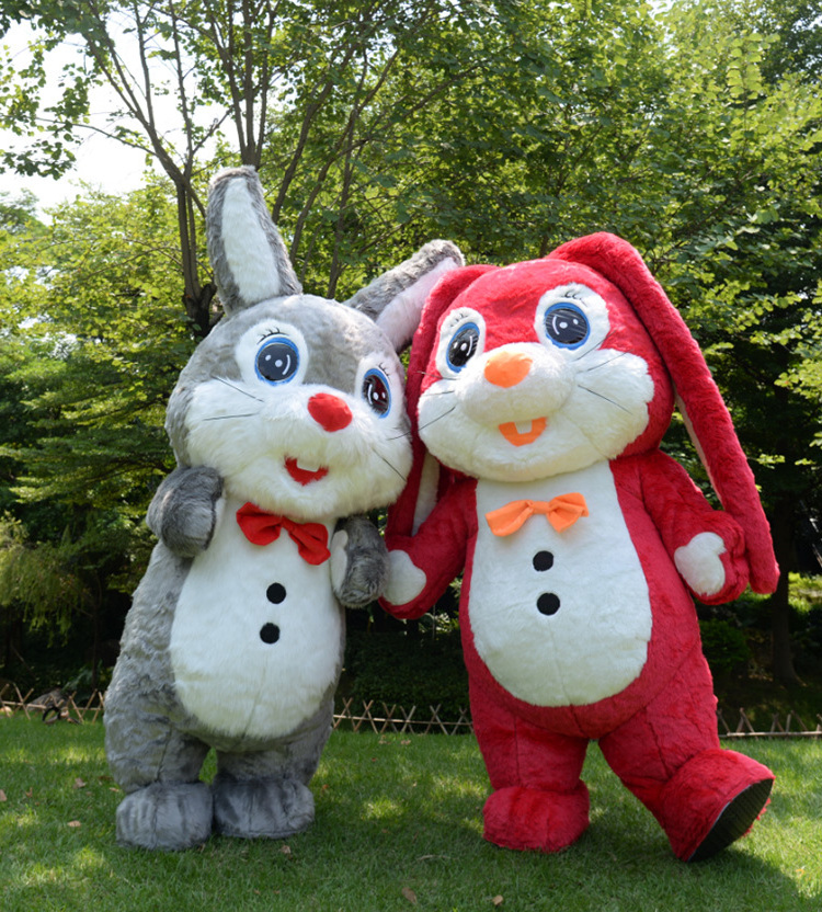 Inflatable Mascot Costume For Adult Rabbit Anime Cosplay Customize Kits Mascotte