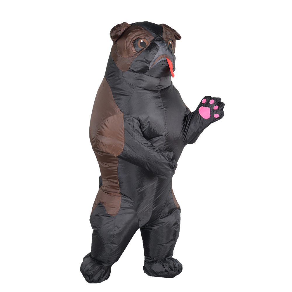 Saygo New Arrivals Adult Size Bulldog Waterproof Cloth Inflatable Cosplay Mascot Costume For Halloween