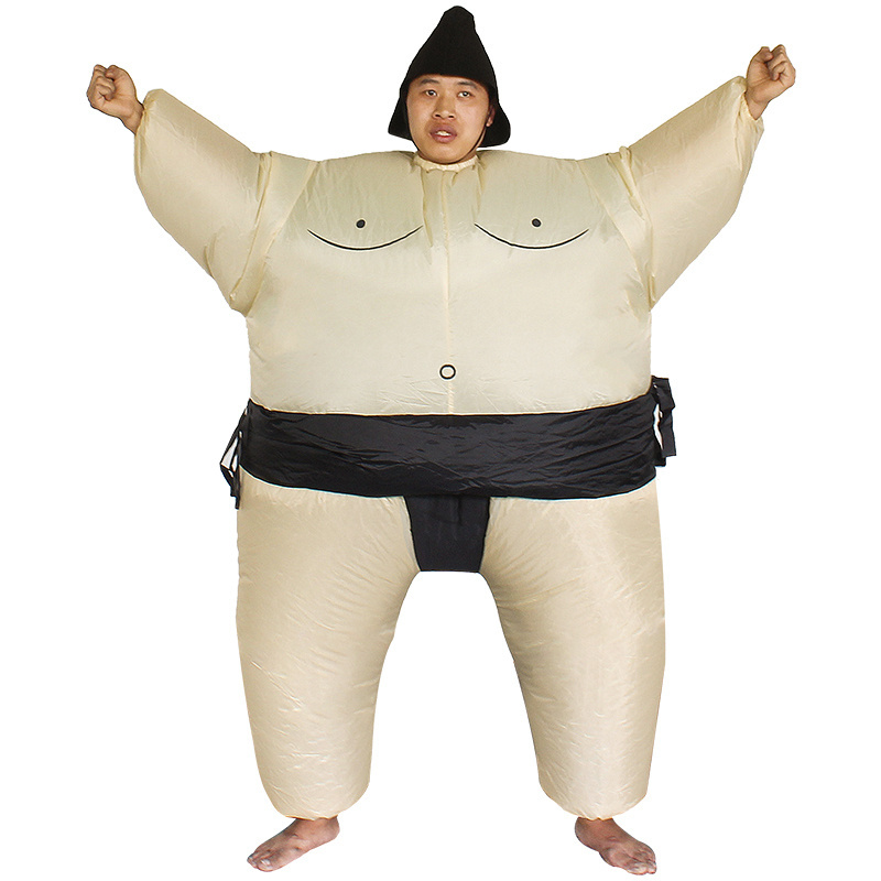 Saygo Customized Adult Size Low MOQ Waterproof Cloth Inflatable Sumo Mascot Suit For Carnival