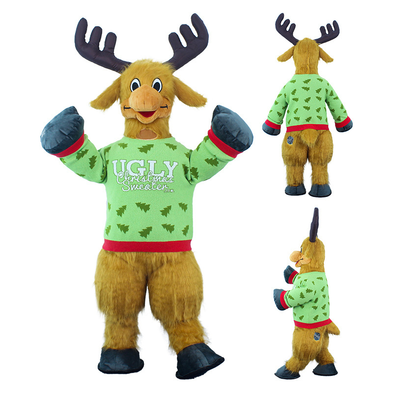 Saygo Hot Christmas CE 2M/2.6M/3M Mascot Santa Clause Reindeer Inflatable Costume For Adult