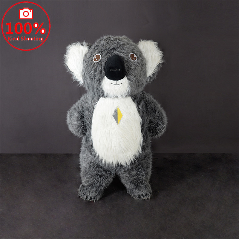 SAYGO Koala Inflatable Mascot Lovely Fancy Dress Halloween Cosplay Party Plush Koala Customize Costumes Unisex Animal for Adults