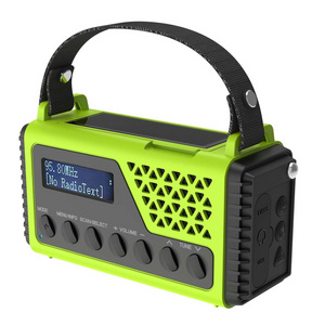 camping hand crank Radio DAB+/FM, Portable Emergency Radio solar with 8000 mAh Rechargeable Power Bank , Dynamo,LED Torch ,SOS,