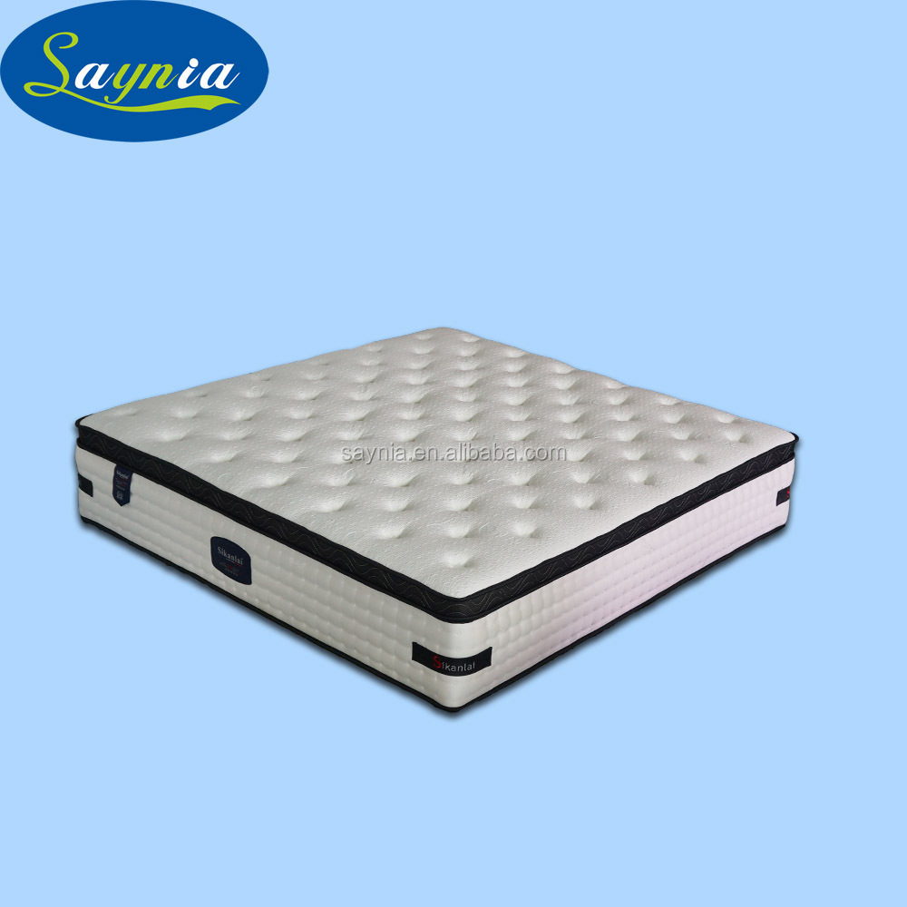 adjustable spring  cool gel memory foam high density latex foam king size pocket spring air compressed relax mattress