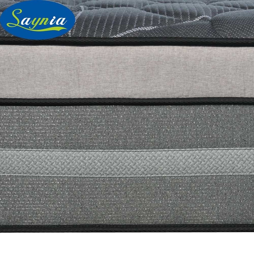 Free Sample Hypo-allergenic Matress Colchone Luxury Queen King Matelas 12 Inch For 7 Zone Pocket Coil Latex Spring Memory Foam M