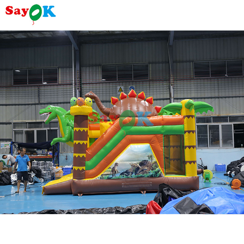 Colorful Inflatable Balloon Bounce House With Slide Commercial Inflatable Castle Bounce House For Kids Adults Jumping