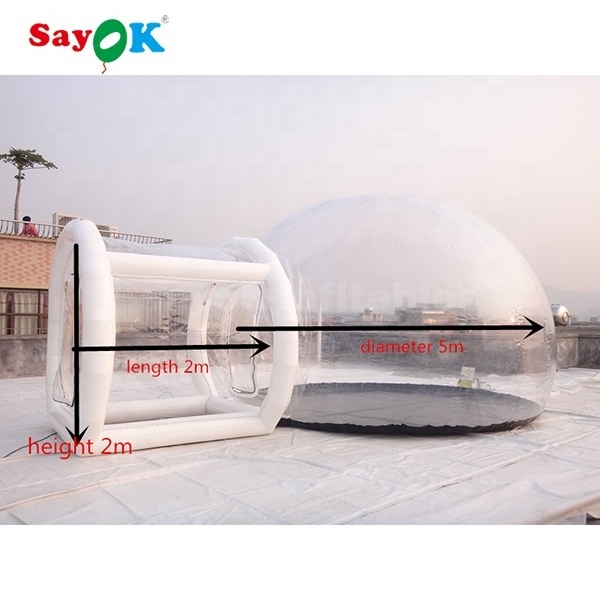 Popular house dome bubble for sale igloo clear kids tent glamping tents inflatable bounce manufacturer in china