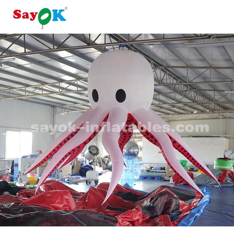 3m Led Giant Inflatable Octopus Tentacles For Party Decoration