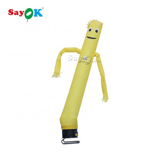 diy 5m yellow sky dancer walking inflatable air dancer for advertising