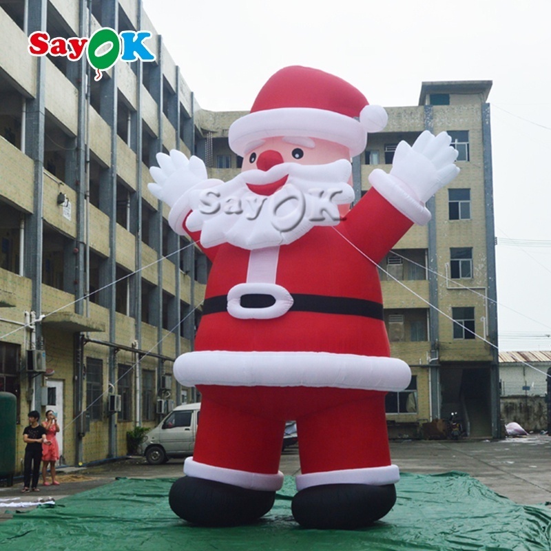 Merry christmas inflatable santa claus balloon decorative inflable santa clause yard decorations