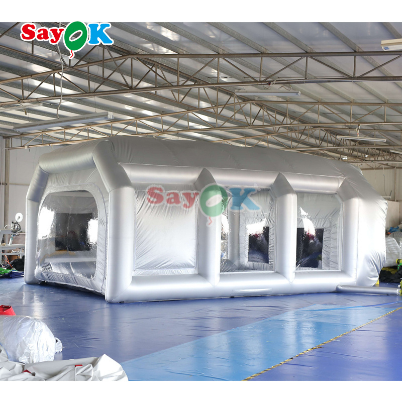 Portable Auto Spray Painting Booth for Small Car Paint Room Spray Tent