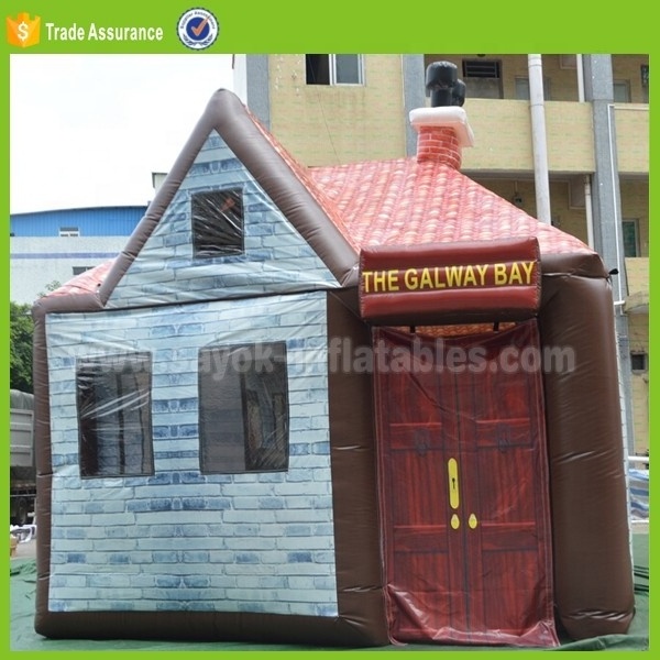 Inflatable Cabin House Tent Pub Customized Inflatable Bar For Outdoor Pub Bar Tent