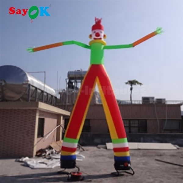 Manufacturer inflatable waving tube man dancing balloons inflatable tube clown dancer