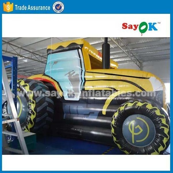 factory outlet big inflatable castle side combo monster truck bounce house car bouncy castle