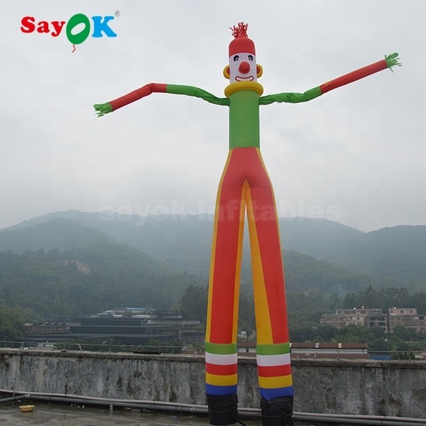 Manufacturer inflatable waving tube man dancing balloons inflatable tube clown dancer