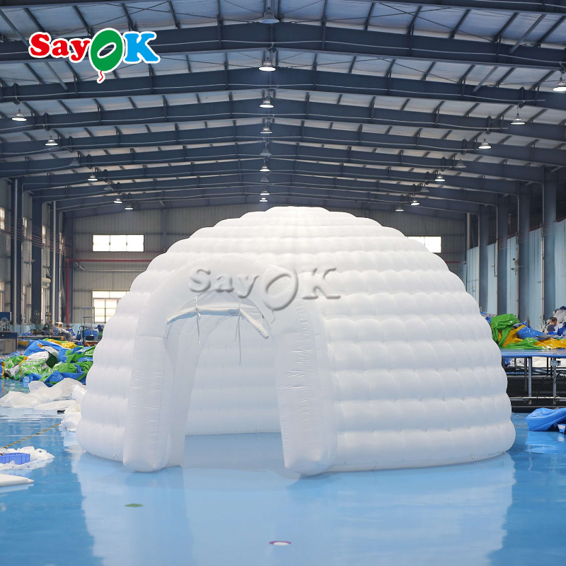 high quality cheap pop up dome party tent giant outdoor inflatable igloo inflatable dome tent