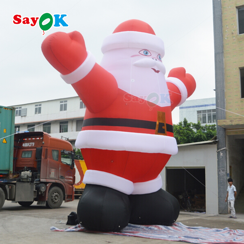 Outdoor christmas giant inflatable santa claus snowman tree balloon inflable yard decoration