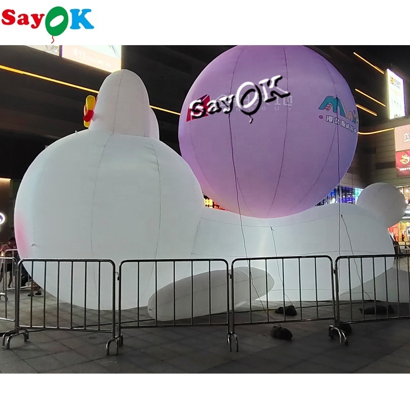 Factory price high quality large inflatable PVC cartoon characters Inflatable Cartoon Model For Advertising