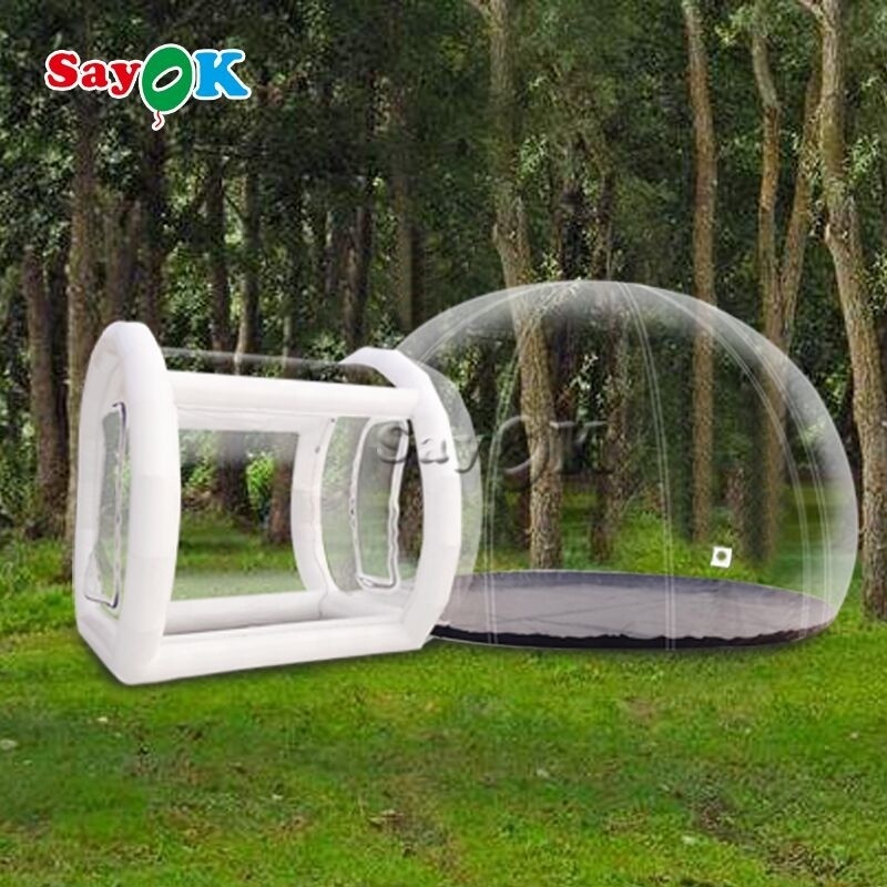 Popular house dome bubble for sale igloo clear kids tent glamping tents inflatable bounce manufacturer in china