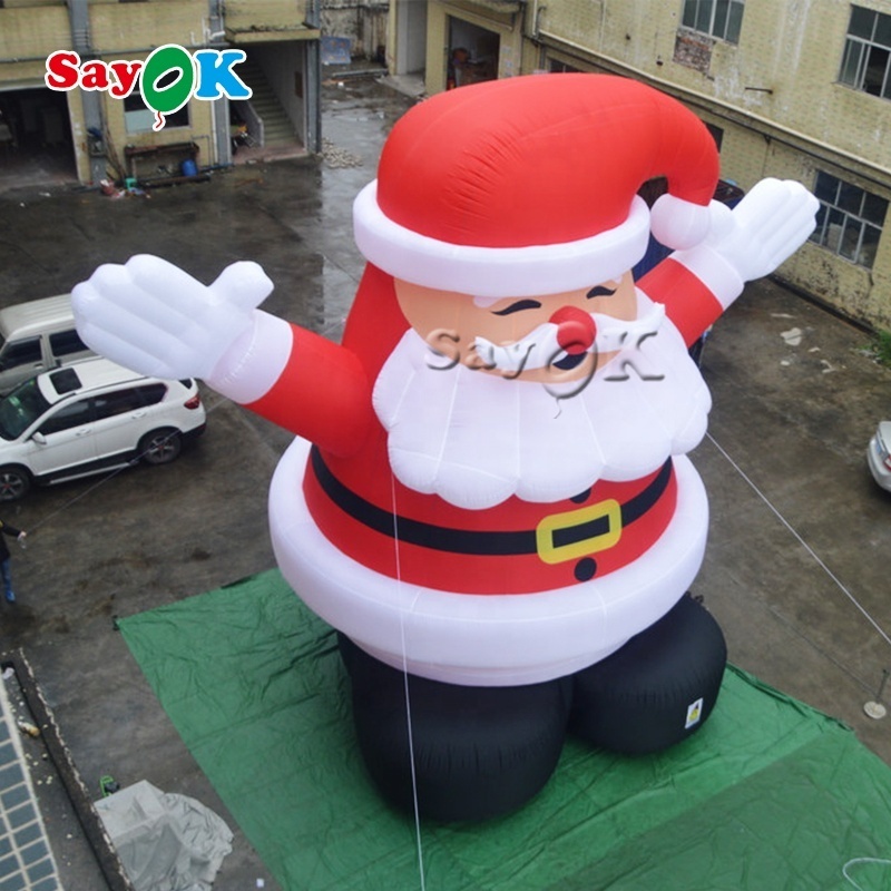 Giant Inflatable Christmas Santa Claus Model Inflatable Christmas Cartoon Model Advertising