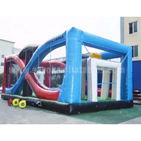 Mini Inflatable Basketball Volleyball Court Shoot Out Inflatable Basketball Outdoor Inflatable Basketball Shot For Kids