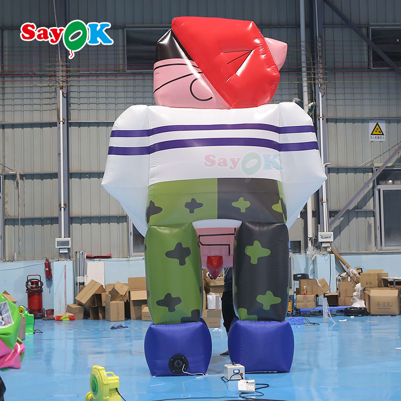 Giant Inflatable Custom Pig Balloons Inflatable Mascot Inflatable Pig Cartoon Charactersor Advertising