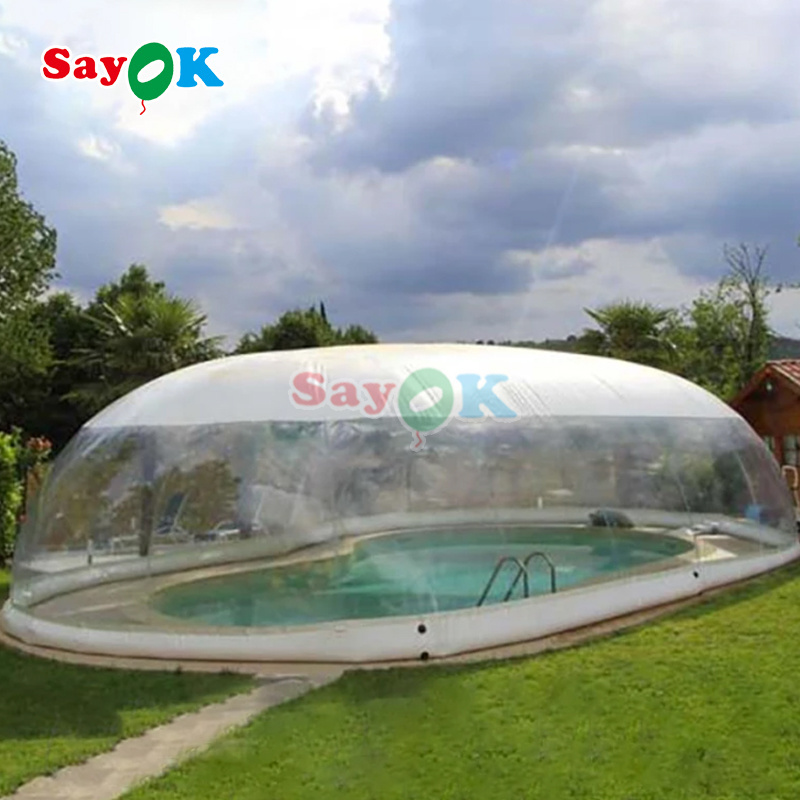 Family Outdoor Inflatable Pool Tent Backyard Cover Dome for Advertising Inflatables for Use