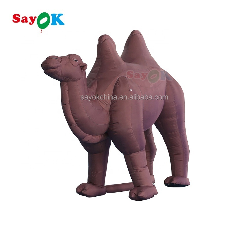 Inflatable Cartoon Character Model Giant Animal Cartoon Inflable Camel For Advertising Decoration