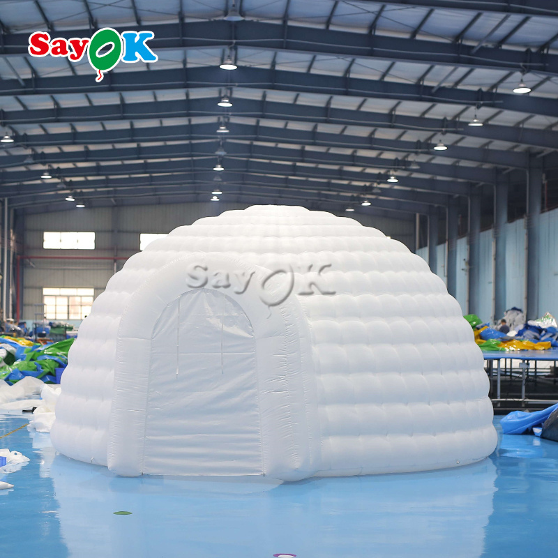 high quality cheap pop up dome party tent giant outdoor inflatable igloo inflatable dome tent