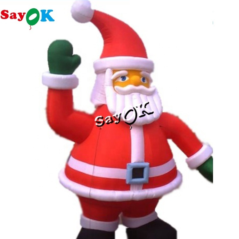 Giant inflatable yard christmas inflatable santa claus christmas standing on ground inflable santa claus